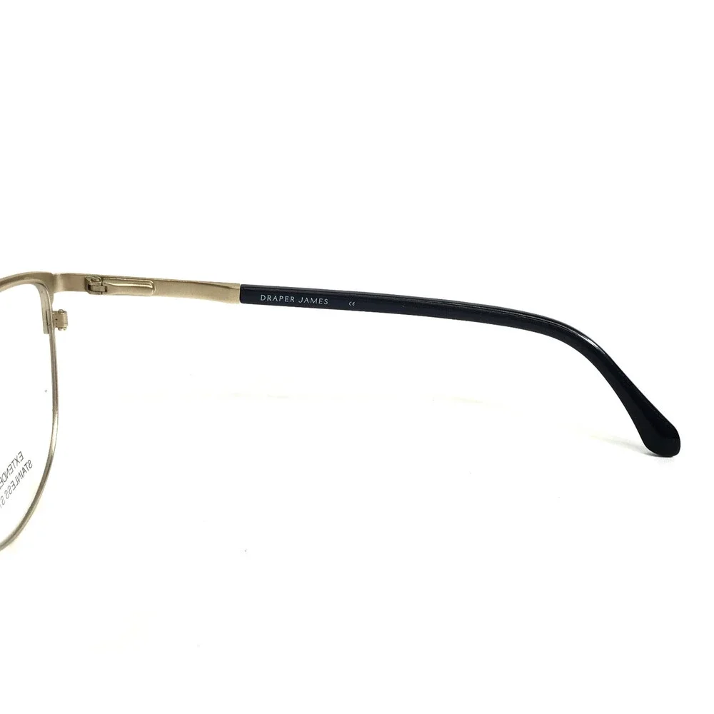 Draper James Eyeglasses Frames DJ5028 414 INDIGO Polished Blue Gold 56-16-145